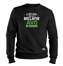Moletom Felpado Melhor Pai e Melhor Avô do Mundo