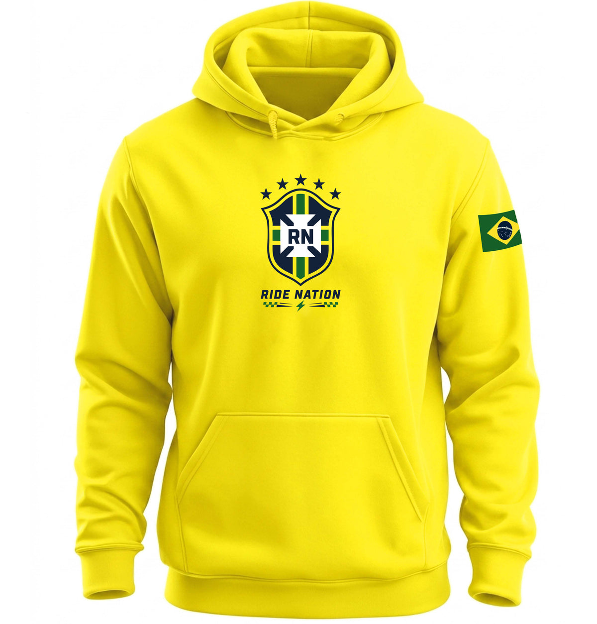Moletom Felpado Brasão Ride Nation Brasil