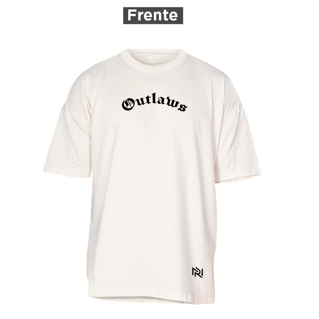 Camiseta Oversized Outlaws, frente