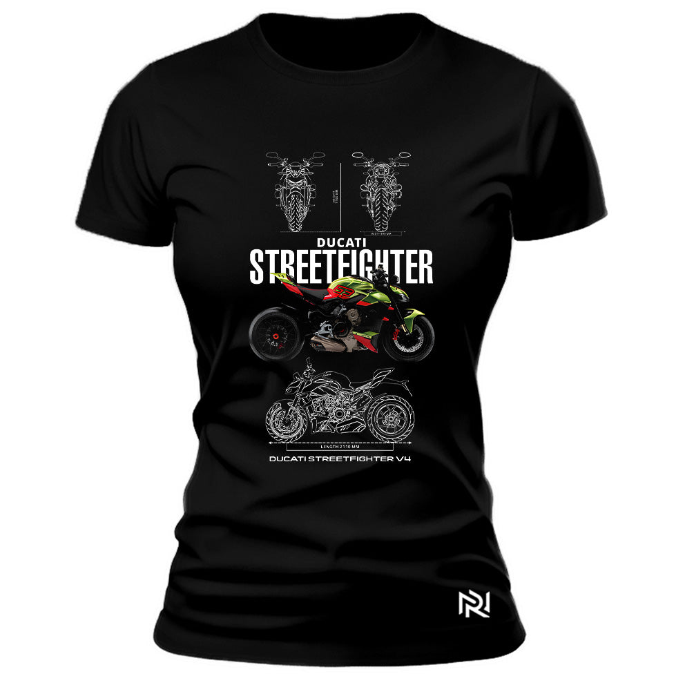 Camiseta Feminina Baby Look Streetfighter